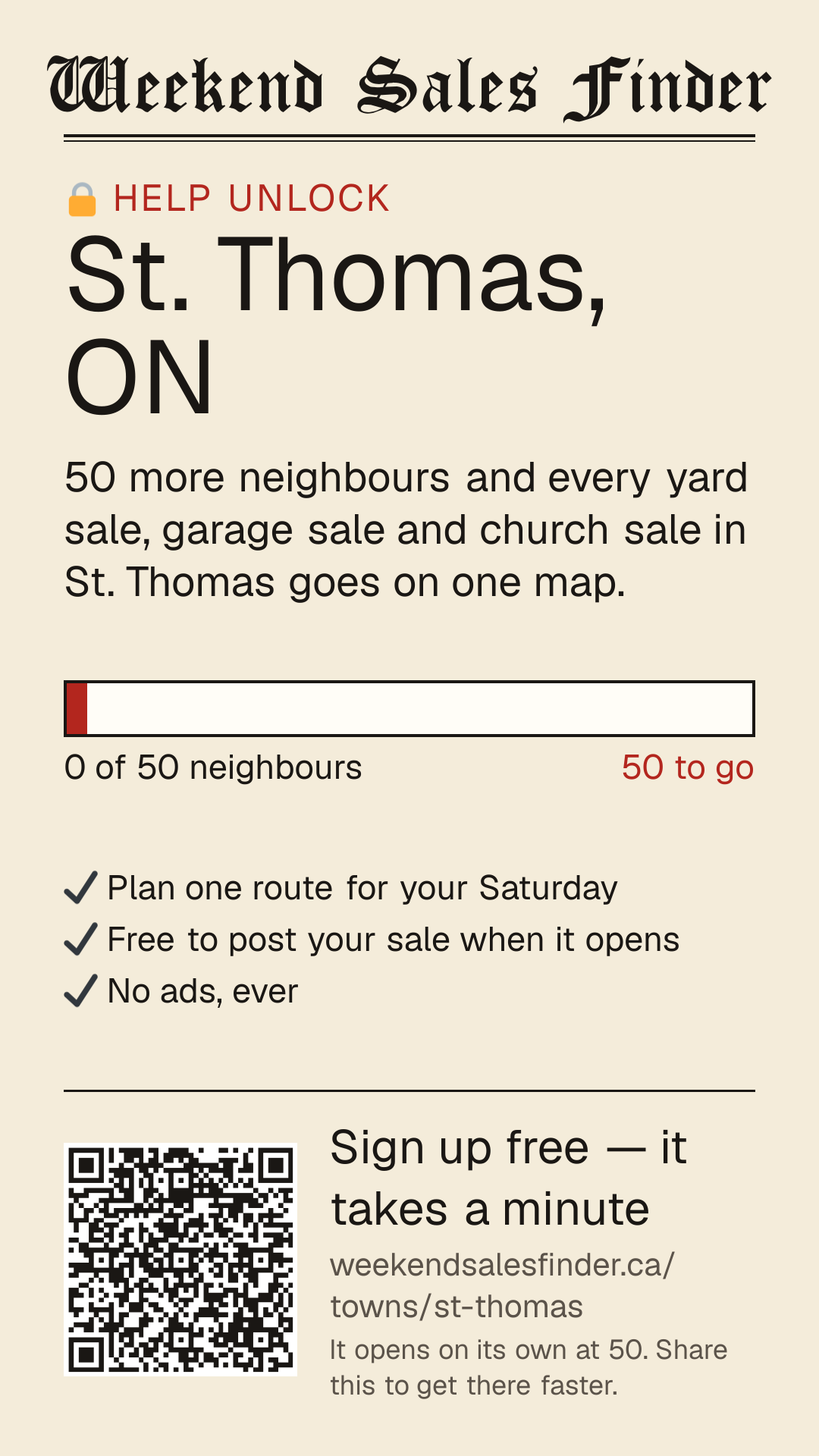 Phone story for unlocking St. Thomas